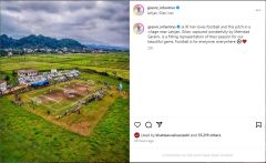 FIFA President Spotlights Iranian Village Football Field on Instagram