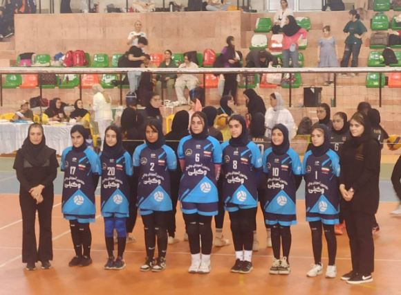 The girls’ mini-volleyball competition in Gilan