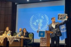 Gilan University Student Delivers Impressive Speech at UN General Assembly Simulation