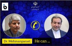 Ramin Mehmanparast: Araghchi can …