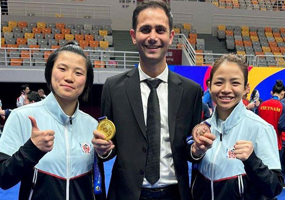 An Iranian won the Asian karate championship with the stunning performance