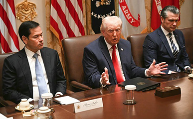 Iran stands firm as Situation Room reviews options
